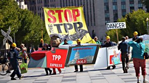 US-TRADE-PACIFIC-TPP-PROTEST
